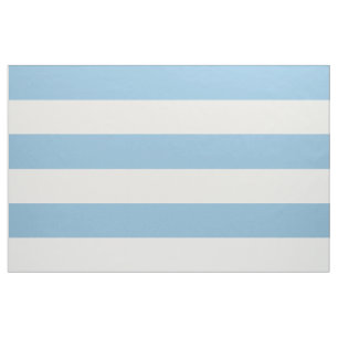 Sky Blue Wide Stripes Large Scale Fabric