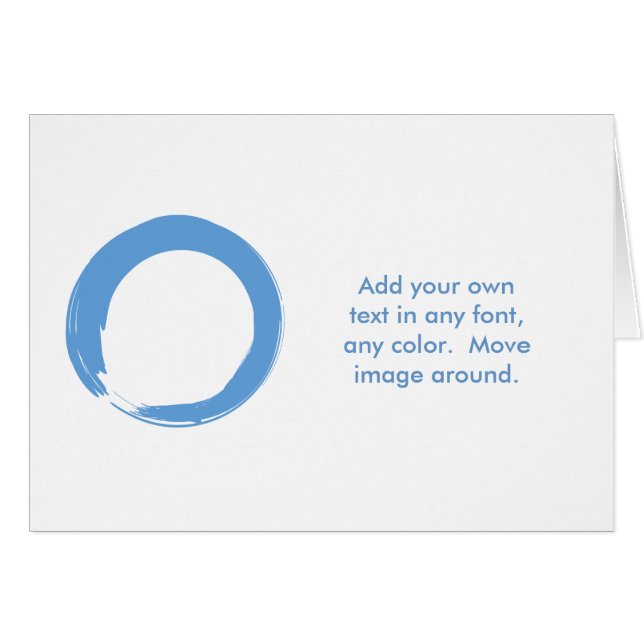 Sky Blue Zen Symbol (Front Horizontal)