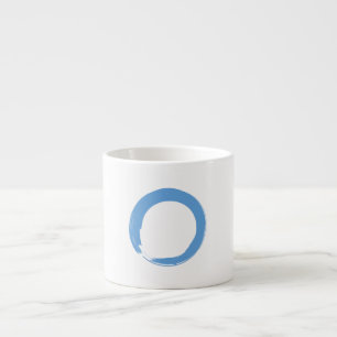 Sky Blue Zen Symbol Espresso Cup