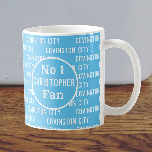 Sky Blues Football Fan or Football Supporter Coffee Mug (Creator Uploaded)