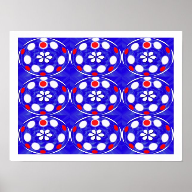 Sky bubbles art poster (Front)