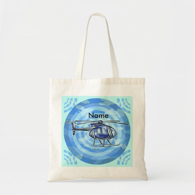 Sky chopper  Helicopter   tote bag (Front)