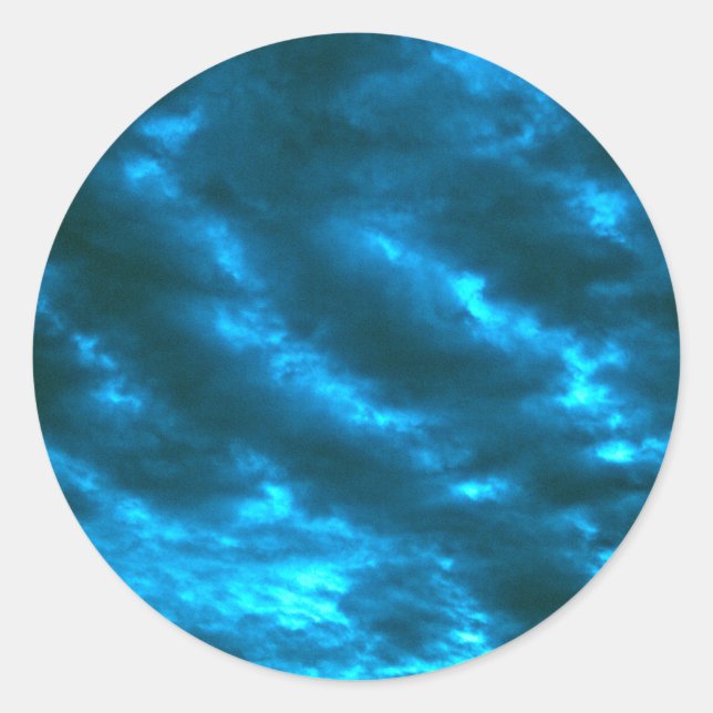 Sky Classic Round Sticker (Front)