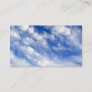 sky clouds business card