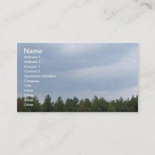 Sky & Clouds Business Card