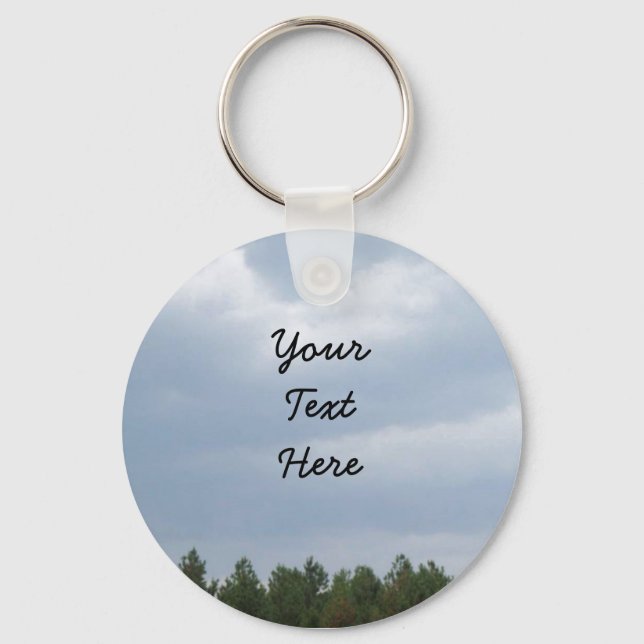 Sky & Clouds Keychain (Front)