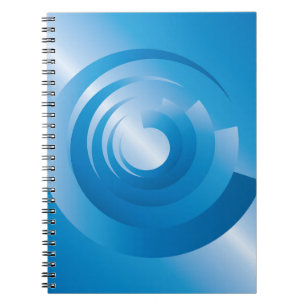 sky colours spinning notebook