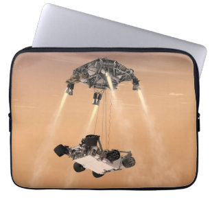 Sky Crane Manoeuvre During Curiosity's Mars Descen Laptop Sleeve