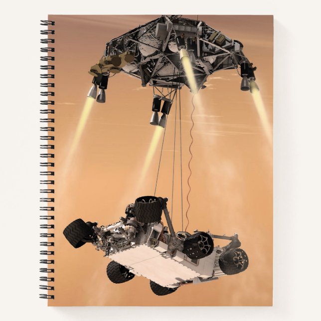 Sky Crane Manoeuvre During Curiosity's Mars Descen Notebook (Front)