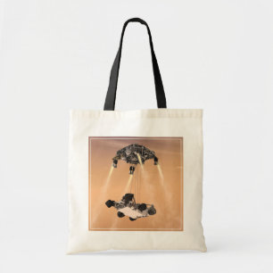 Sky Crane Manoeuvre During Curiosity's Mars Descen Tote Bag