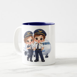 Sky Crew Duo Two-Tone Coffee Mug