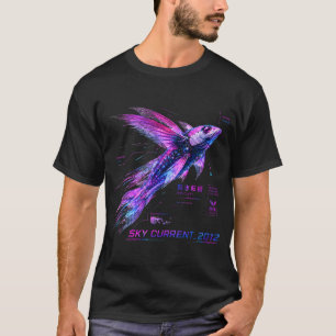 Sky Current 2012 Cyber Flying Fish – Neon Biomec T-Shirt