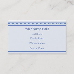 Sky Deco Modern Design Profile Business Card