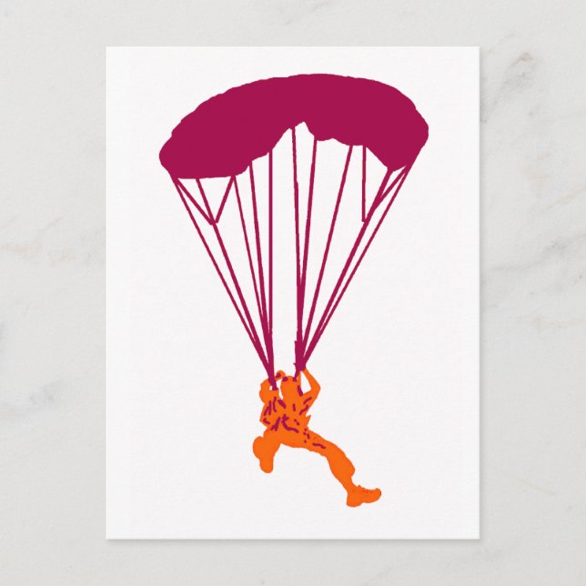 SKY DIVE EXPLORERS POSTCARD (Front)