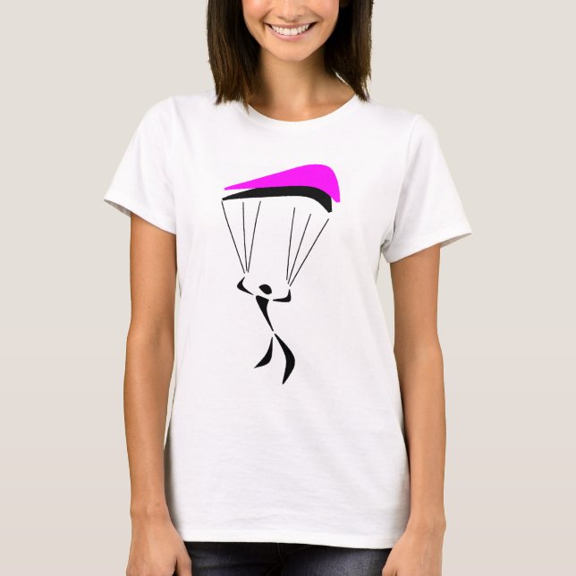 SKY DIVE PINK T-Shirt (Front)