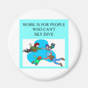 sky diver gifts magnet