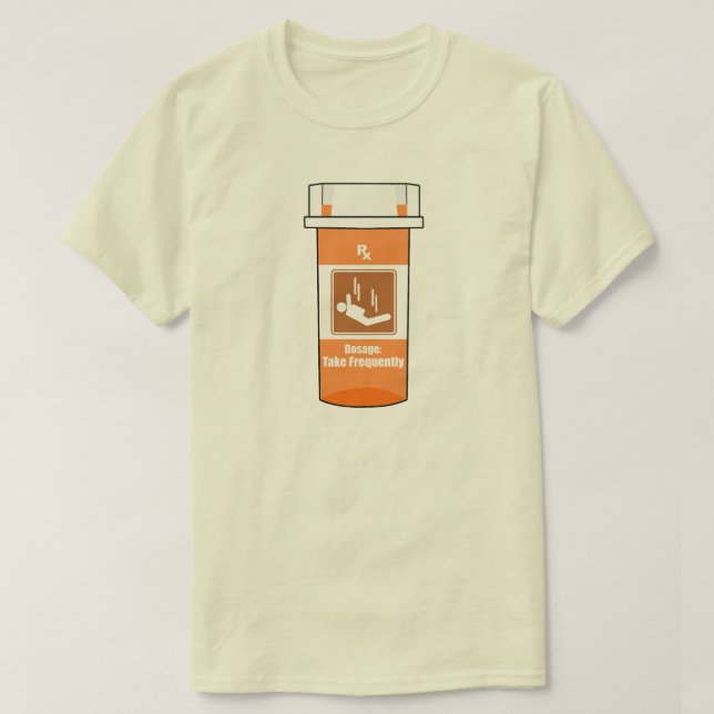 Sky Diving Is My Drug T-Shirt (Design Front)