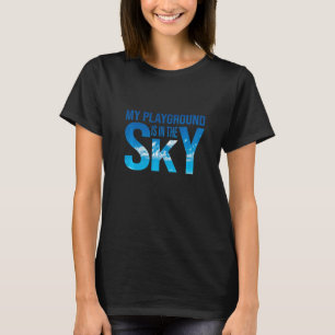 Sky Diving Skydive Blue Sky Skydiving T-Shirt