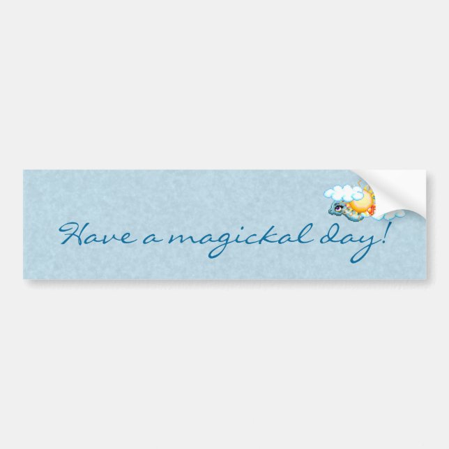 Sky Dragon Bumper Sticker (Front)