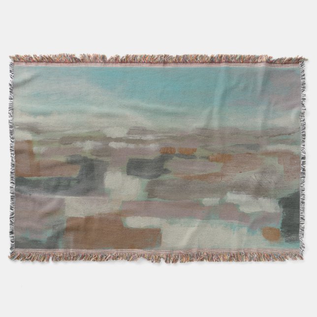 Sky Field II Throw Blanket (Front)