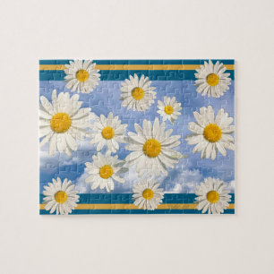 Sky full of daisies puzzle. jigsaw puzzle