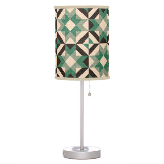 Sky full of stars - Geometric green Desk Lamp