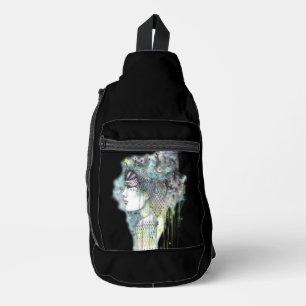 Sky Gypsy Bohemian Fantasy Woman Art Sling Bag