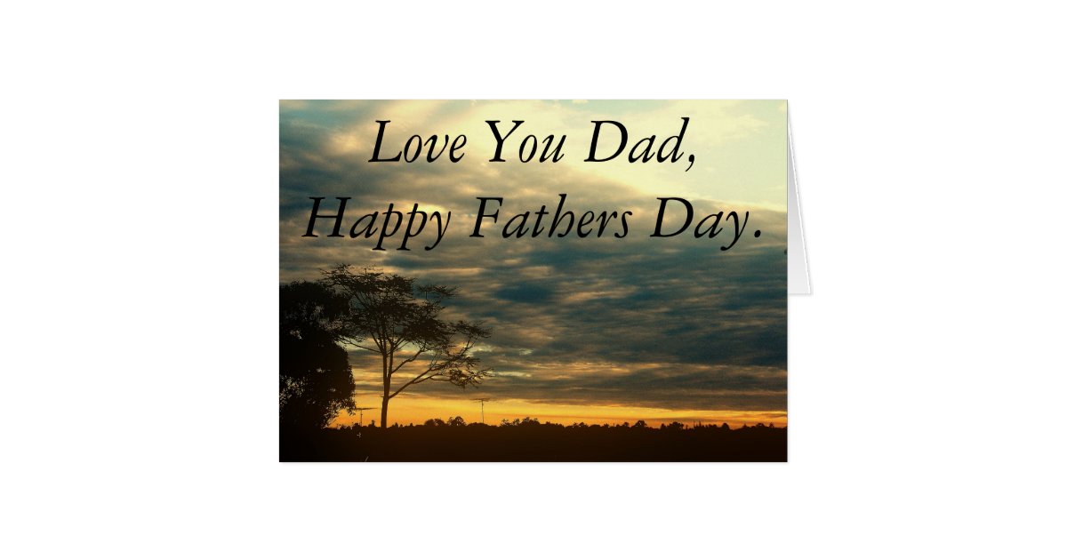 Sky Happy Fathers Day Card Zazzlecomau