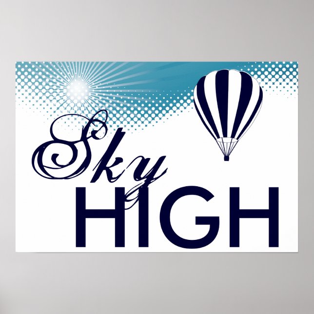 sky high ballooning poster (Front)