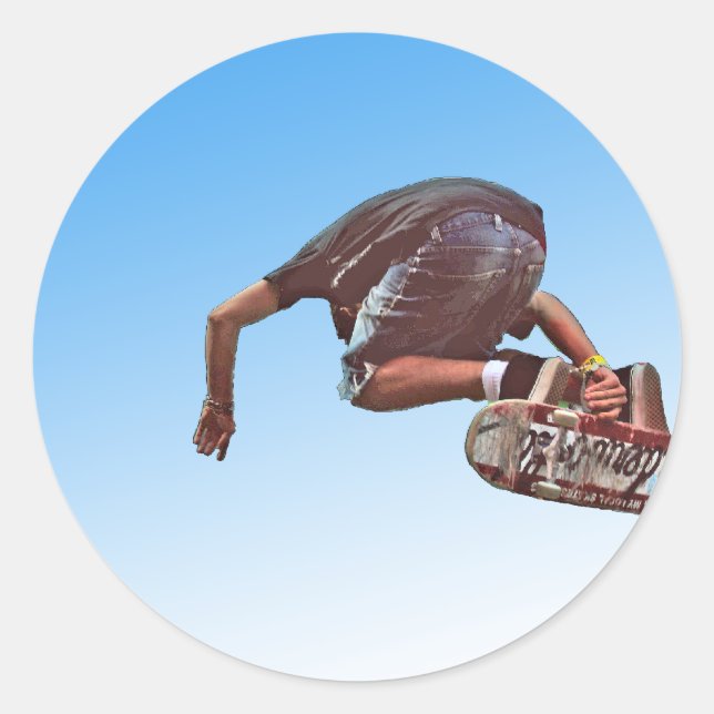 Sky High Classic Round Sticker (Front)