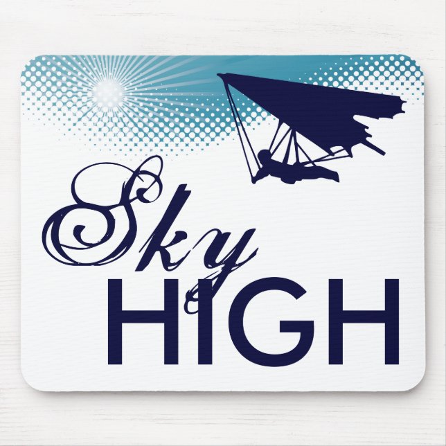 sky high hang gliding mouse pad (Front)
