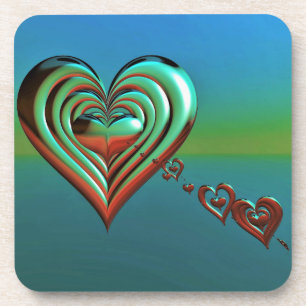 Sky High Hearts Coaster