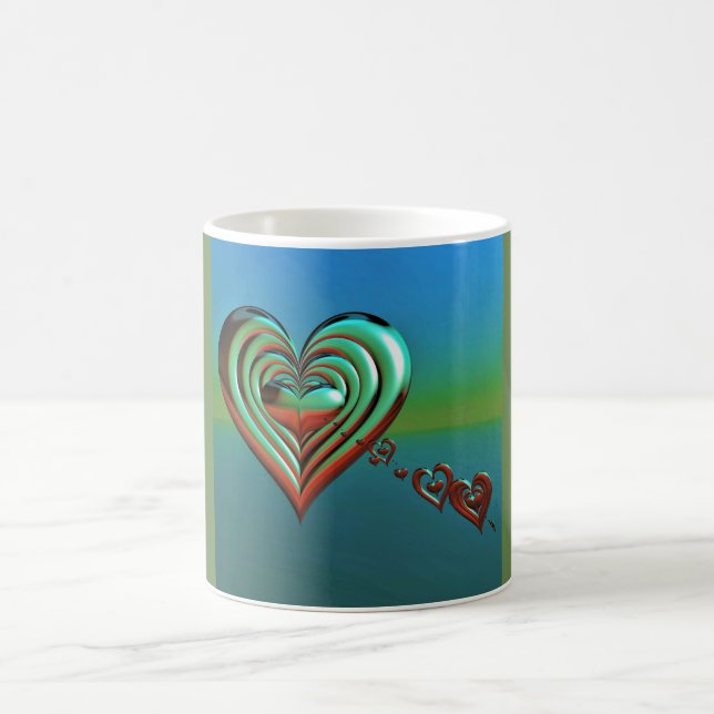 Sky High Hearts Coffee Mug (Center)