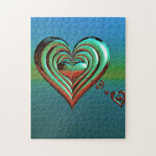 Sky High Hearts Jigsaw Puzzle