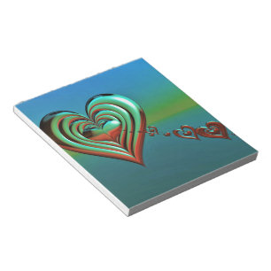 Sky High Hearts Notepad