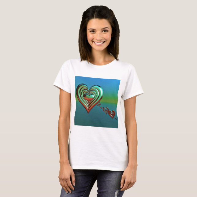 Sky High Hearts T-Shirt (Front Full)