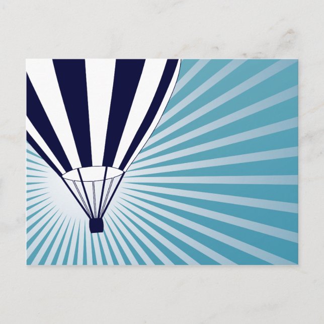 sky high hot air balloon postcard (Front)