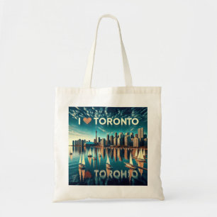 Sky-High Love Toronto Tote Bag
