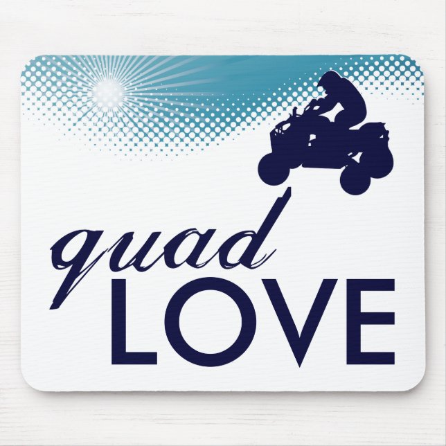 sky high quad love mouse pad (Front)