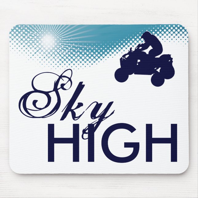 sky high quads mouse pad (Front)