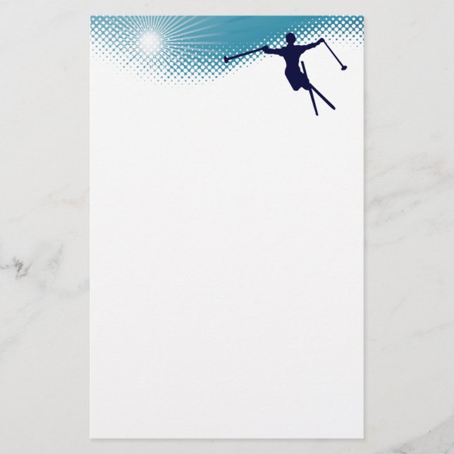 sky high ski stationery (Front)