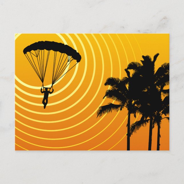 sky high skydiving postcard (Front)