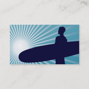 sky high surfing business card
