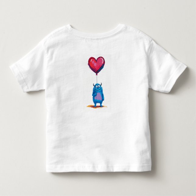 Sky High Sweetheart Toddler T-Shirt (Back)