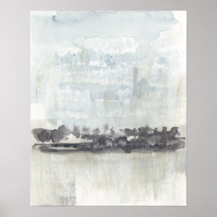 Sky Horizon - Neutral Colours Poster