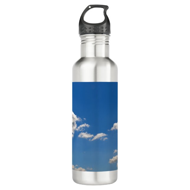 Sky is blue and white clouds are passing by  710 ml water bottle (Front)