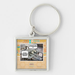 Sky is Falling Key Ring