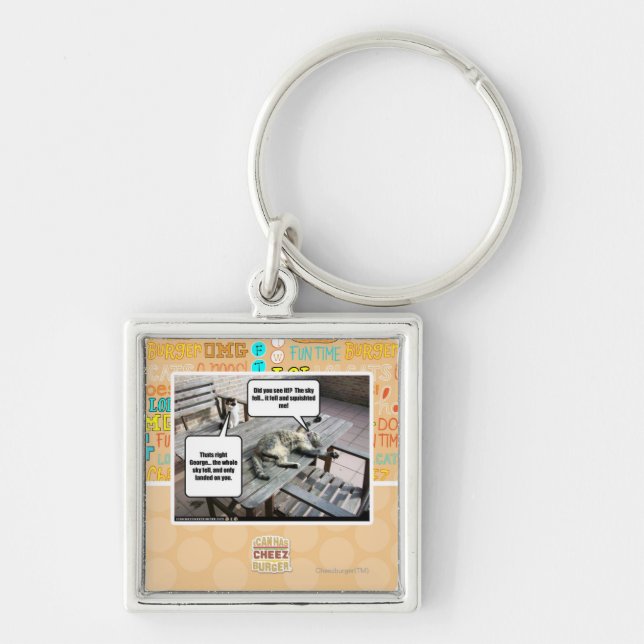 Sky is Falling Key Ring (Front)