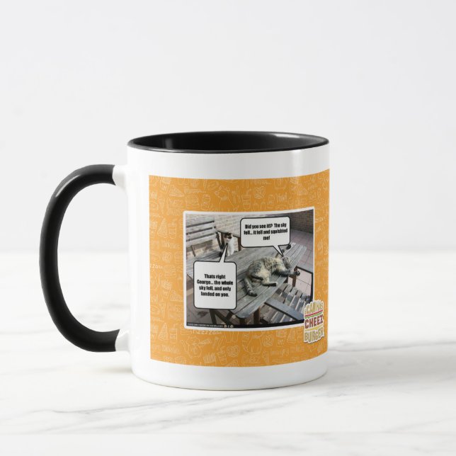 Sky is Falling Mug (Left)