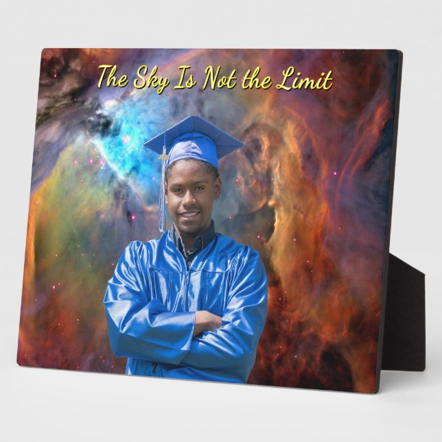 Sky Is Not the Limit Grad Photo Orion Nebula 8x10 Plaque (Side)